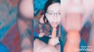 Blowing Bubbles and Clouds on my Big Brother’s COCK