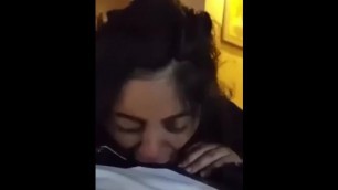 Amateur Arab Slut Deepthroats in Living Room