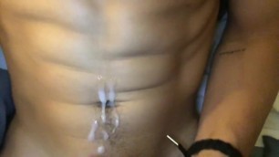 Cumming on my Abs