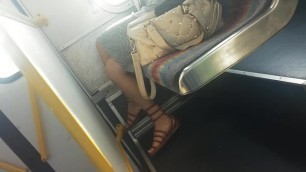 Metro Bus Feet Ft. Gladiator Sandals