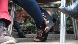 Asian Cuties Toes in Ankle Sandals