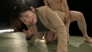 Japanese Girl Drinks Cum from Cunt