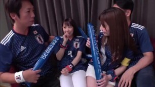 World Cup 2018,Japan Team's Fans Celebrate the first Victory 4P Sex