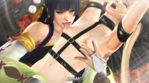 DOA / Nyotengu Fucking Marie Rose and Helena Bondage (SFM)