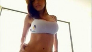 Cute teen shows her boobs on webcam - theparadiseofsex.com