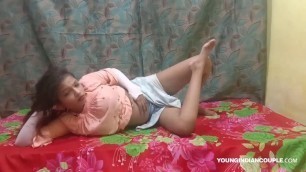 Barely legal Indian teen slut Sarika gets her tight young asshole fucked