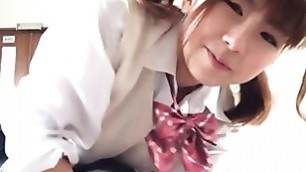 Japanese Teen Rubbing Pussy Solo